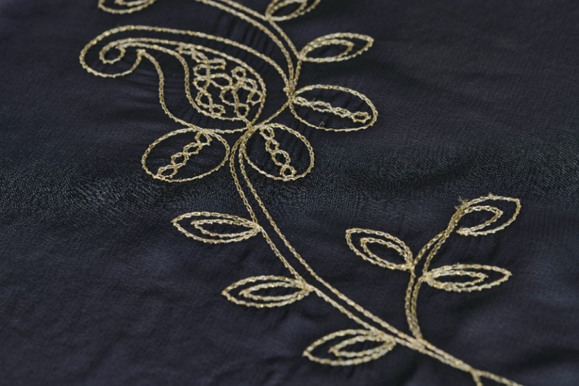 Embroidery on Chiffon - 15